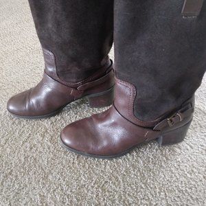 Womens leather ralph lauren boots